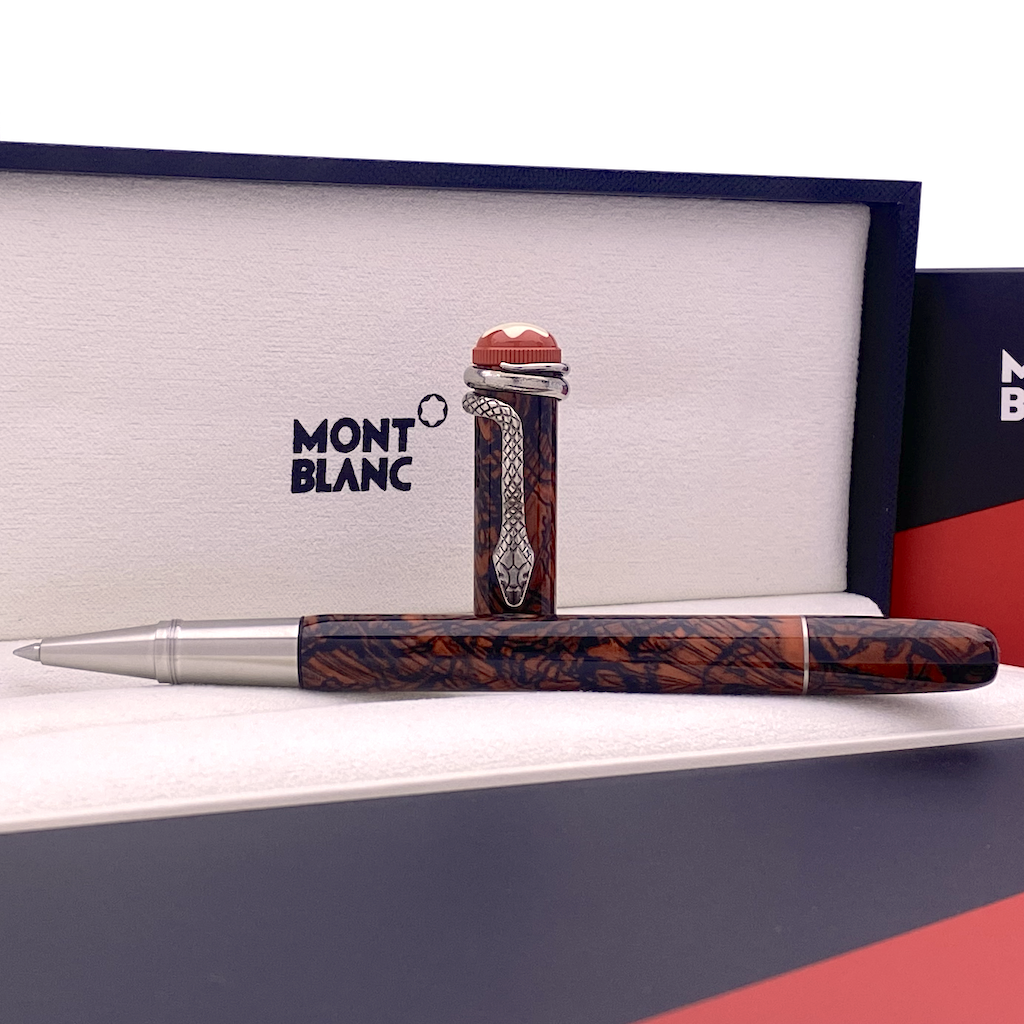 Montblanc Heritage Rouge & Noir Serpent Marble Special Edition Rollerball