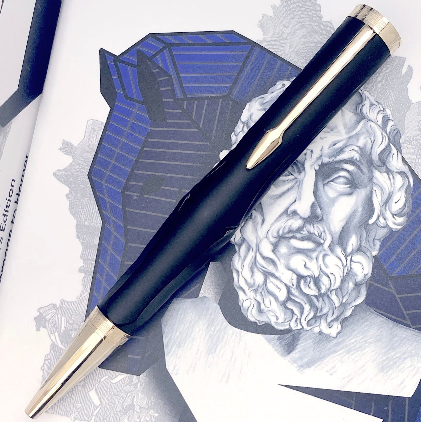 Montblanc Writers Edition 2018 Homage to Homer Capless Rollerball penfabrik