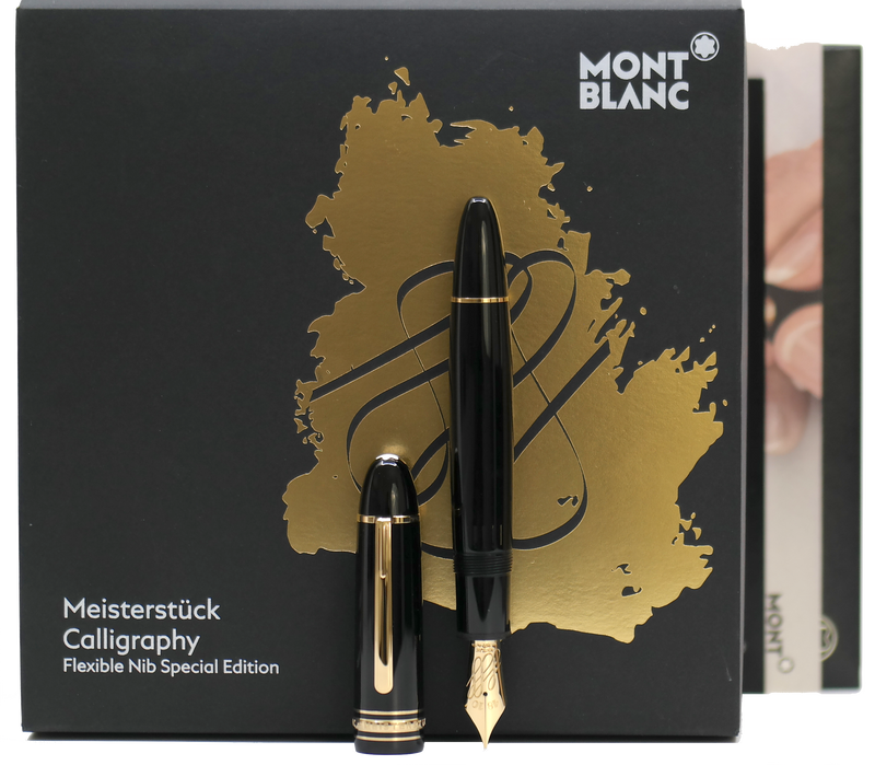 Montblanc Meisterstück 149 Calligraphy YG Flex Nib Füllfederhalter - penfabrik