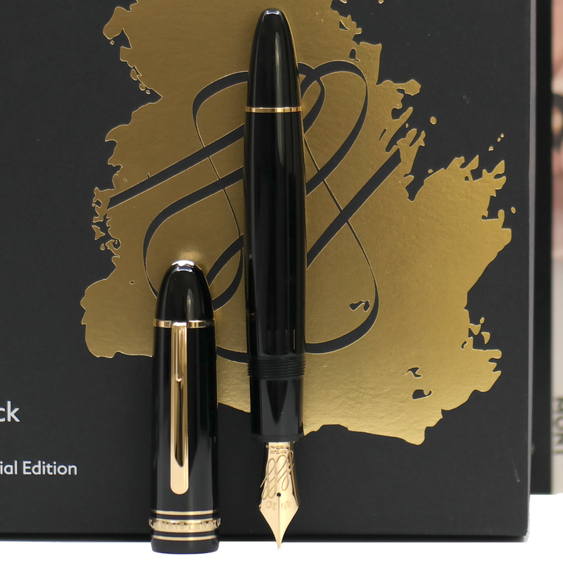 Montblanc Meisterstück 149 Calligraphy YG Flex Nib Füllfederhalter - penfabrik