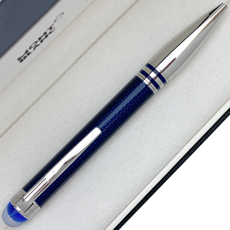 Montblanc StarWalker Blue Planet Metal Doue Kugelschreiber - penfabrik