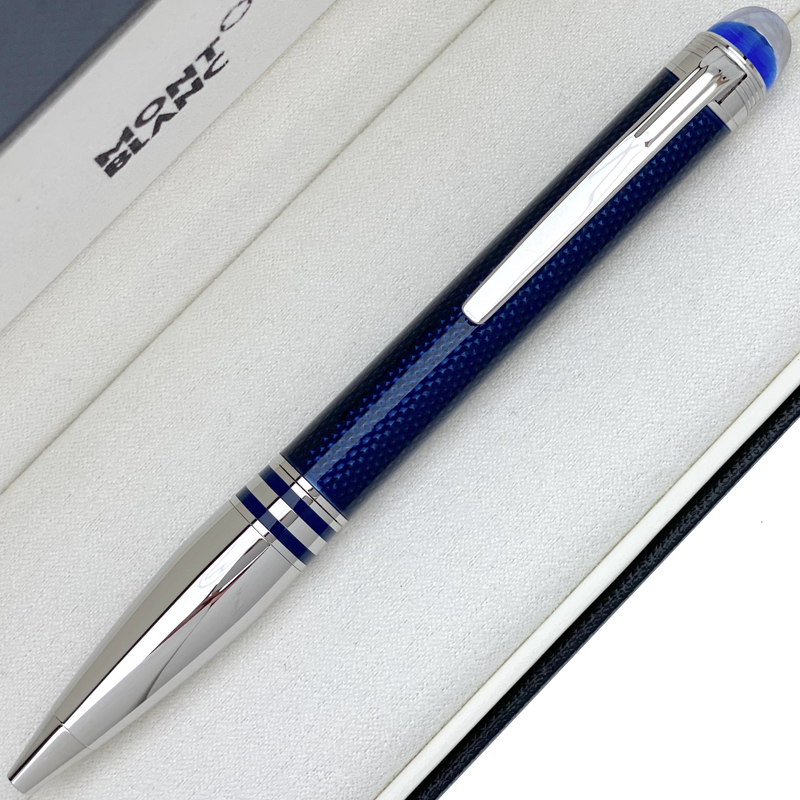 Montblanc StarWalker Blue Planet Metal Doue Kugelschreiber - penfabrik