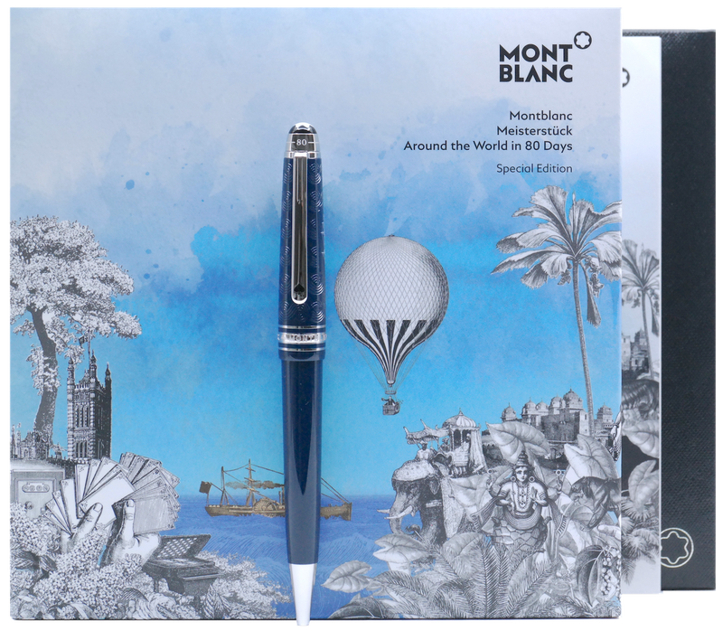 Montblanc Meisterstück In 80 Tagen um die Welt Midsize Kugelschreiber - penfabrik