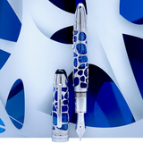Montblanc Meisterstück Blue Hour Skeleton Fountain Pen