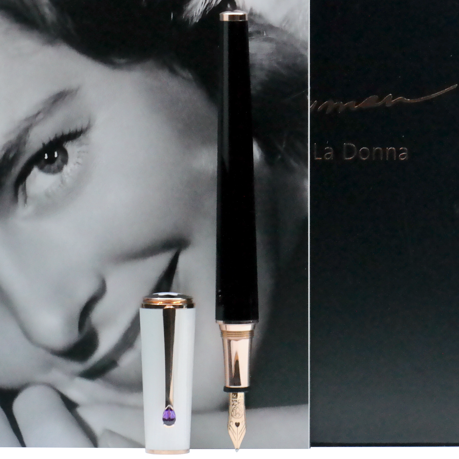 Montblanc La Donna Special Edition Ingrid Bergman Fountain Pen