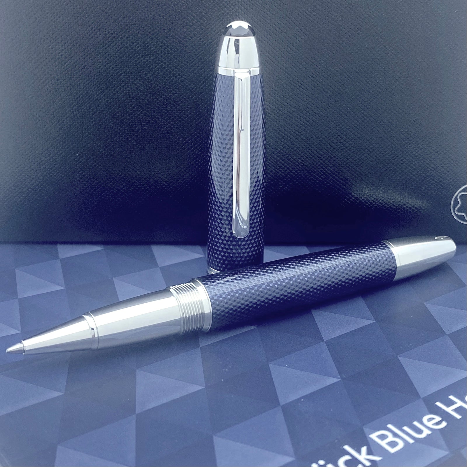 Montblanc Meisterstuck Solitaire Blue Hour LeGrand Rollerball Pen penfabrik