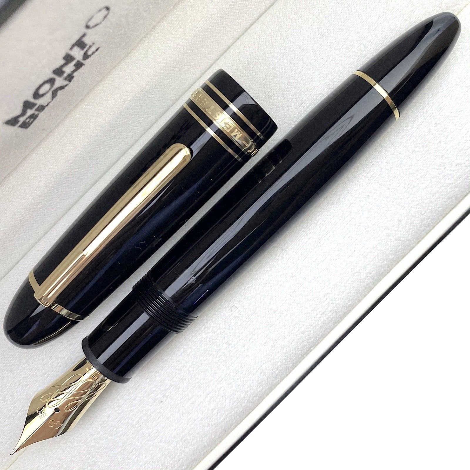 Montblanc Meisterstuck 149 Calligraphy YG Flex Nib Fountain Pen penfabrik