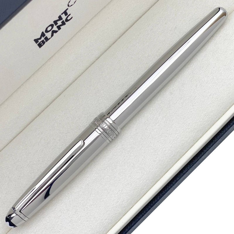 Montblanc Meisterstück Solitaire Classique Stainless Steel Füllfederhalter - penfabrik