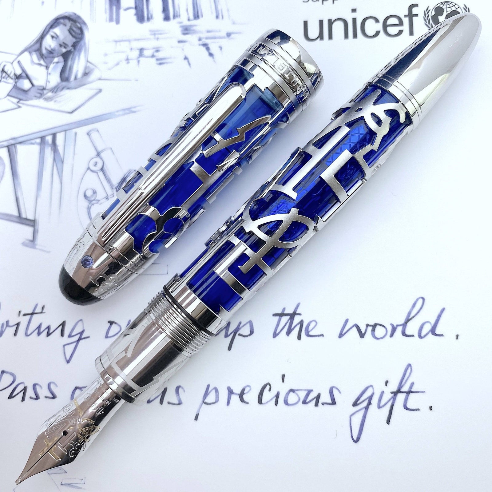 Meisterstück unicef solitaire le grand fountain pen best sale