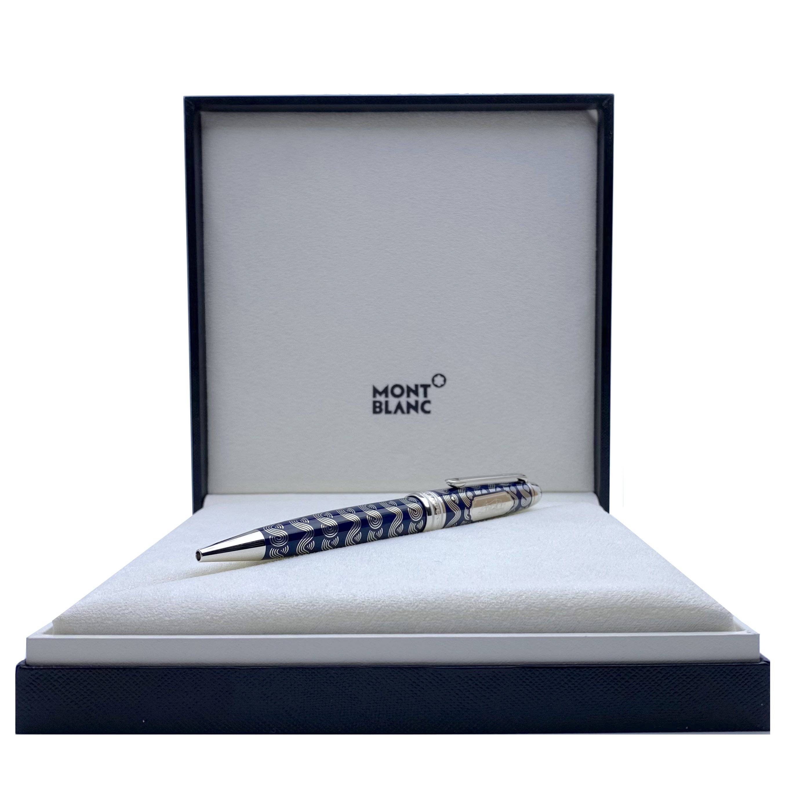 Montblanc Meisterstück Solitaire In 80 Tagen um die Welt Midsize Kugelschreiber - penfabrik