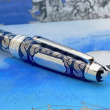 Montblanc Meisterstück Solitaire In 80 Tagen um die Welt Midsize Kugelschreiber - penfabrik