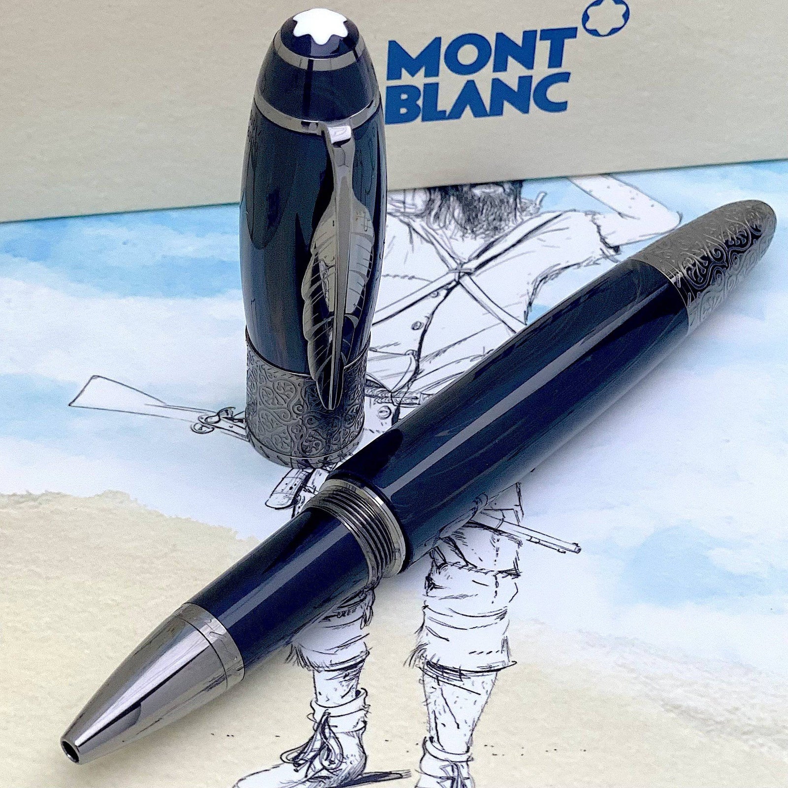 Montblanc daniel defoe ballpoint pen best sale