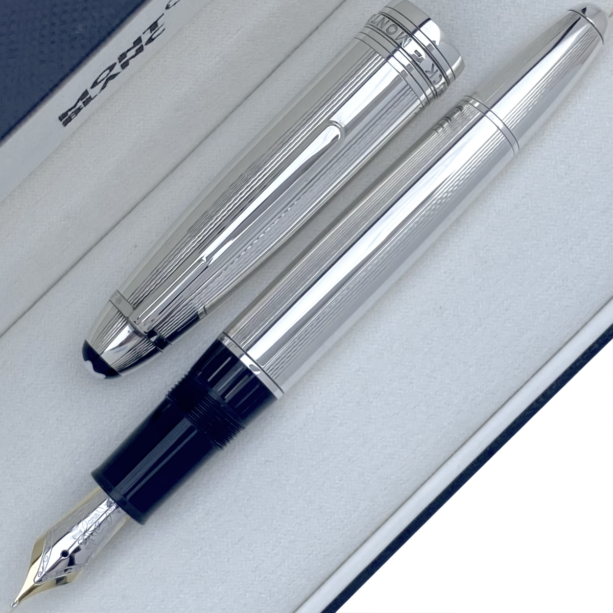 Montblanc Solitaire Pure Silver LeGrand Fountain Pen – penfabrik