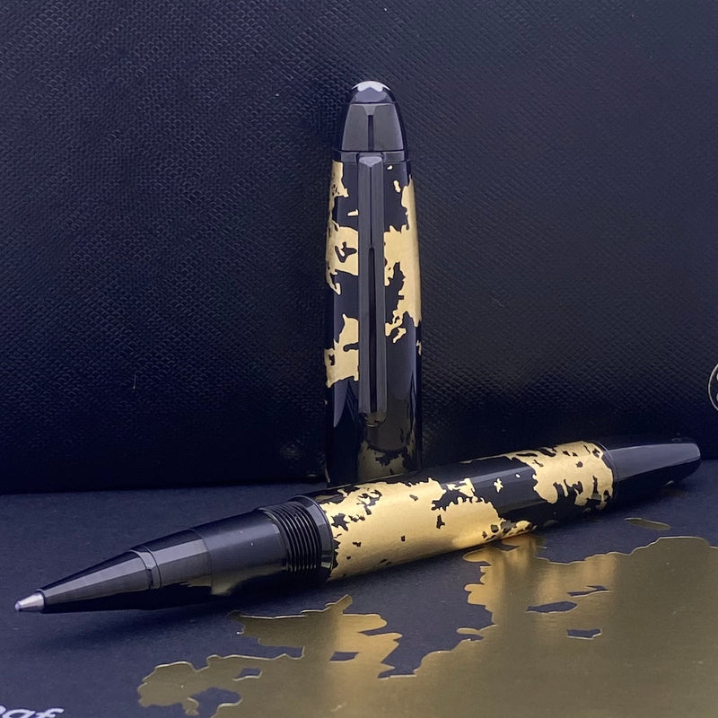 Montblanc Meisterstück Solitaire Gold Leaf Calligraphy Rollerball