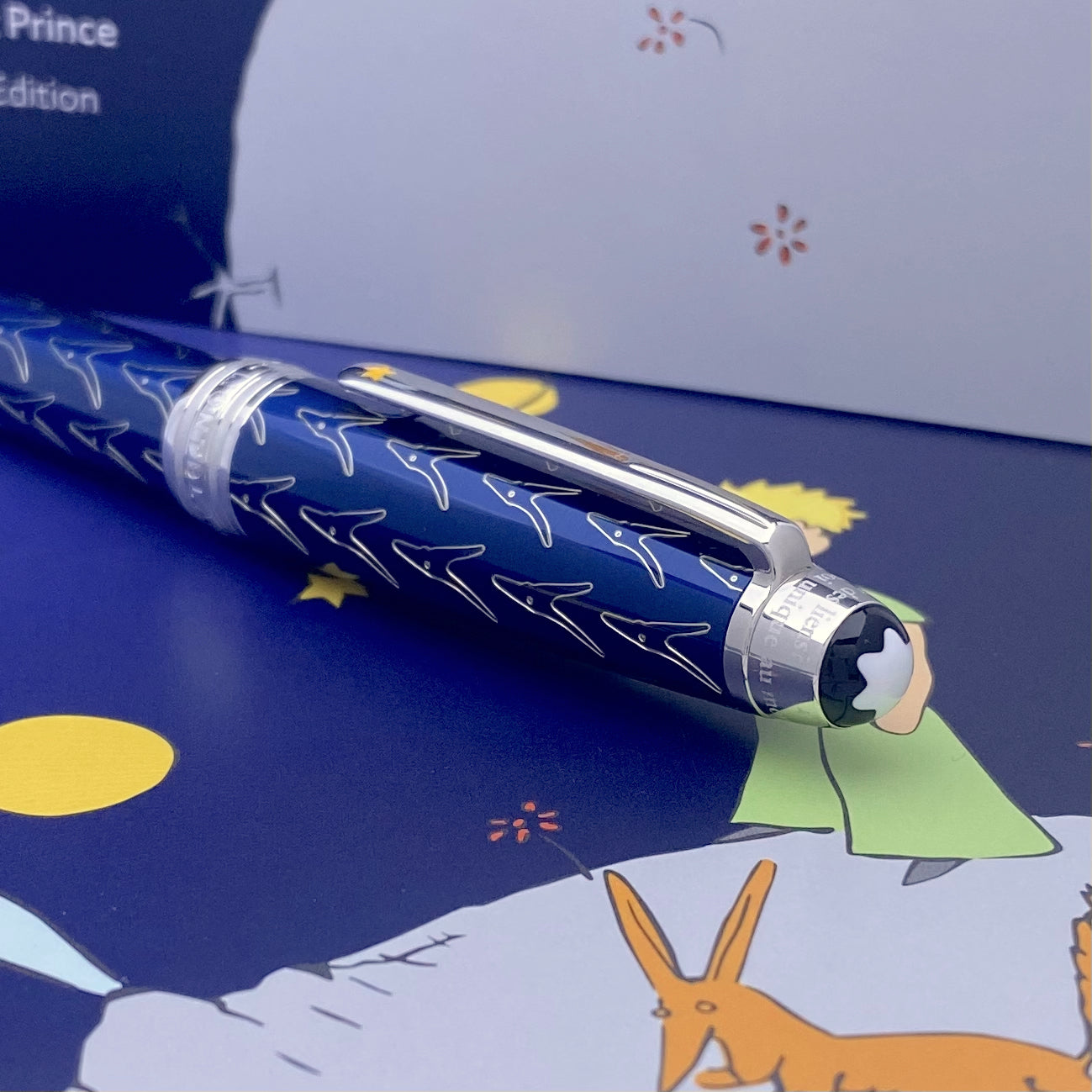 Montblanc Meisterstück Solitaire Le Petit Prince Fox Midsize Kugelschreiber - penfabrik