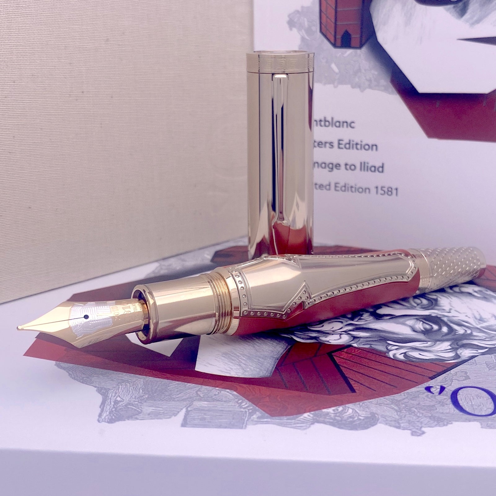 Montblanc Writers Edition 2018 Homage to Iliad Homer 1581 Fountain Pen penfabrik